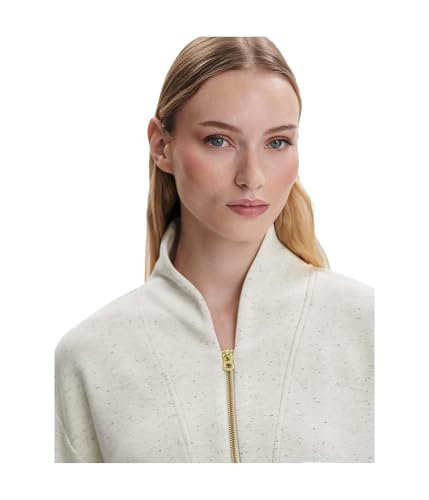 Image of Varley Womens Davidson Sweat Ivory Marl Fleck Large