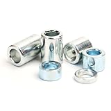 Minho High Strength Grade 8.8 M12 Wheel Spacer Outer Axle 5mm 10mm 15mm 20mm 28mm 32mm Fit for 12mm Motorcycle Axle,6Pcs