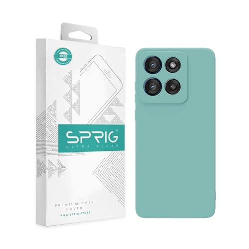 Image of SPRIG Compatible with Moto Edge 60 Stylus Premium Skintone Back Cover Drop Tested Shock Proof Mobile Case for Men, Women, Boys and Girls with Camera Protection (Light Green)
