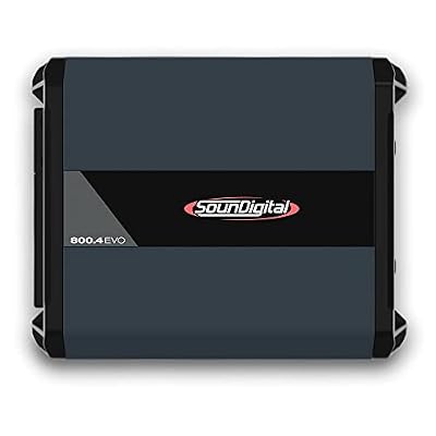 SounDigital - Car Full Range Amplifier 800 - 4 Channels 800 Watts RMS 4 Ohm - Compact Size - Professional Quality - 2025 Best Performance Award