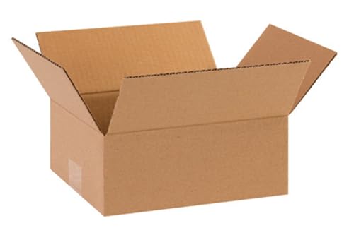 Image of Secure Seal - 10x9x4 Pack of 25 Corrugated Cardboard Packing Shipping Mailing Moving Carton Boxes