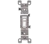 Leviton S02-1451-2WS Quiet Single Pole Switch