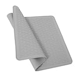 Induction Cooker Silicone Mat Reusable Countertop Protector Heat Resistant Pad for Kitchen Wear Resistant Design for Hot Pots and Utensils Multi Functional Grey