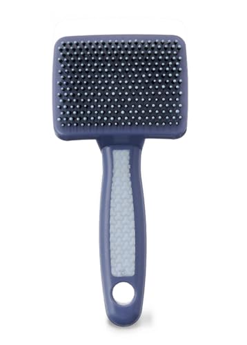 Plastic Cat Pin Brush for Long Haired Cats, Kitten, 1 Pack image 2