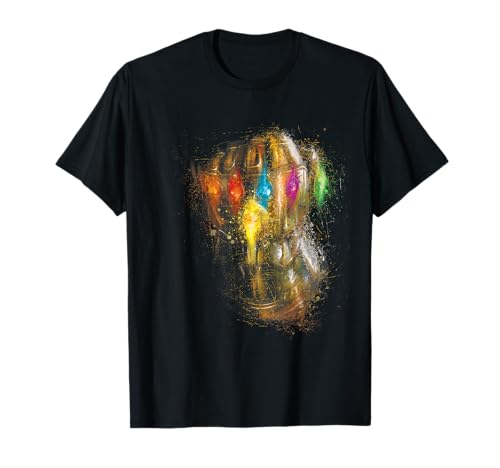 Avengers Endgame Infinity Gauntlet Warlord Splatter T-Shirt