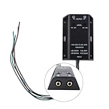 Design de la coque noire : boîtier compact, de qualité véhicule, s'adapte parfaitement dans les compartiments étroits de l'équipement audio tout en résistant à l'abrasion