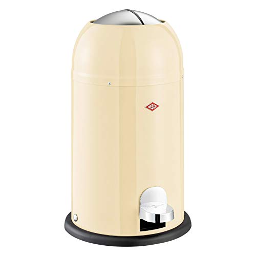 Wesco Kickmaster Junior Afvalbak, Amandel, 30 x 30 x 51 cm, 12 liter