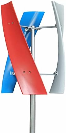 Helix Maglev Axis Wind Turbine Generator, Vertical Windmill Power Dynamo Kit with Charge Controller (DC 24V – 500W – 3 Spiral Blades)