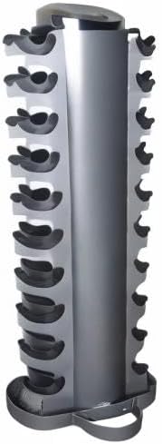 Miniatura 2 de Fitness First Estante de almacenamiento para mancuernas de 10 pares plateado