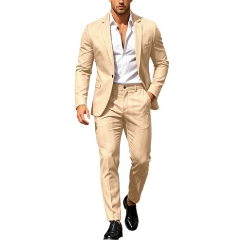 Traje de hombre elegante de dos piezas para oficina y celebraciones