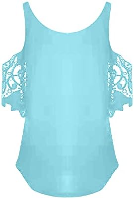 SHOPESSA Women's Off The Shoulder Tops Plus Size Zip Up Hollow Lace T Shirts 3/4 Sleeve Blouses for Women Fashion 5 SHOPESSA Women's Off The Shoulder Tops Plus Size Zip Up Hollow Lace T Shirts 3/4 Sleeve Blouses for Women Fashion