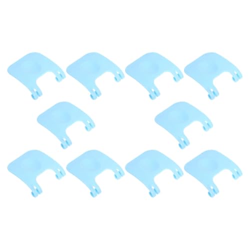 Outanaya Clip de Sujeción para Jaula de Animales Pequeños 10 Piezas de Plástico PP Azul Cierres Desmontables para Jaulas de Conejos y Hámsters Accesorios de Fijación para Seguras