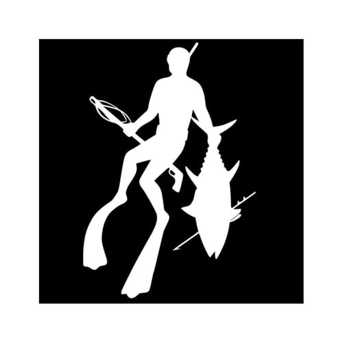 Autocollants en vinyle pour voiture motif plongée sous-marine blanc haute résistance