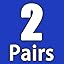 2 Pairs: Blue