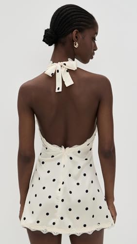 stars align mini dress cream polka Stars Align Mini Dress