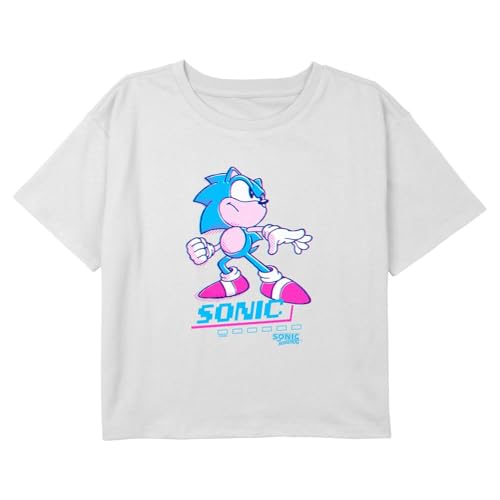 Sonic The Hedgehog Girls' Popnic Boxy Crop Tee