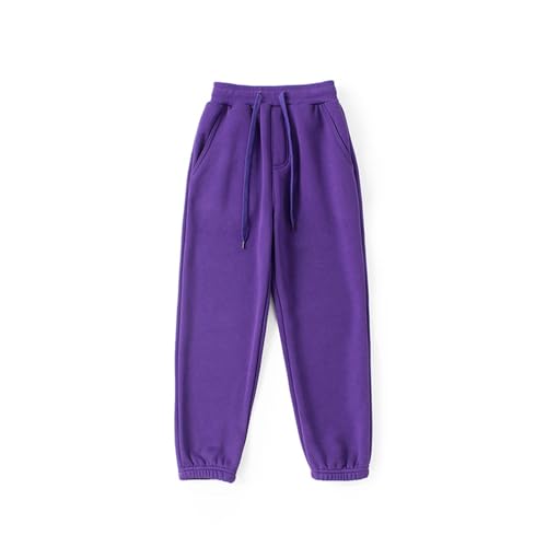 Girls Sweatpants High Waisted Drawstring Cinch Bottom Workout Pants Loose Casual Athletic Jogger Pants with Pockets3