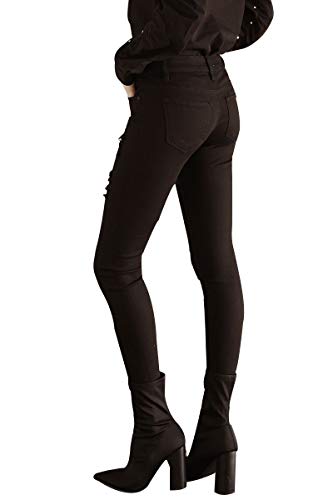 Kan Can Women's Low Rise Ankle Skinny Jeans - Distressed - KC60504