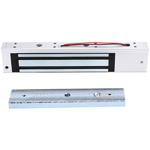 Waterproof Electric Magnetic Fingerprint Door Access Control Kit - 600 lb Holding Force, RFID Keypad/Reader, 5 ID Cards, 110V Power Supply & Metal Exit Button - Secure Lock System (K5EM-600LB KIt) - Thumbnail 2