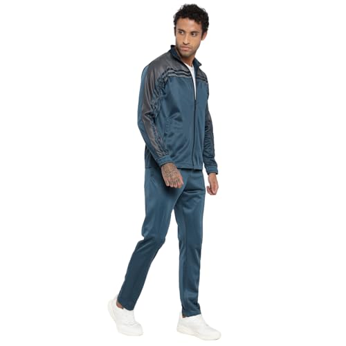 Image of OFF LIMITS Men's Polyester Elan Track Suit (Teal Medium)