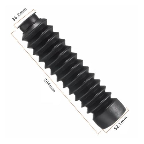 Polainas de horquilla delantera de goma para motos CG125 y ZJ125 5