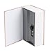 Pilipane Unseen Metal Lock Box, Innovate Simulation Book Safe Box Money Jewelry Collection Storage Case, Small Sized Diversion Book Safe Storage Box (Rose)