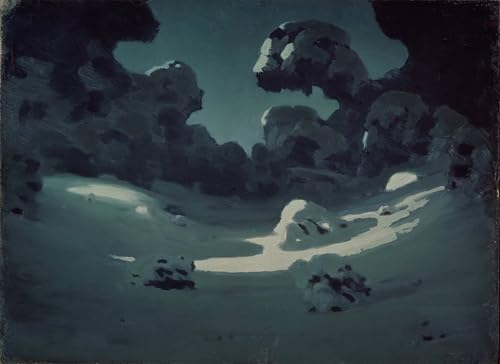 Cuadro de Arkhip Kuindzhi Macchie di chiaro di luna para decoración de salón 60x90cm