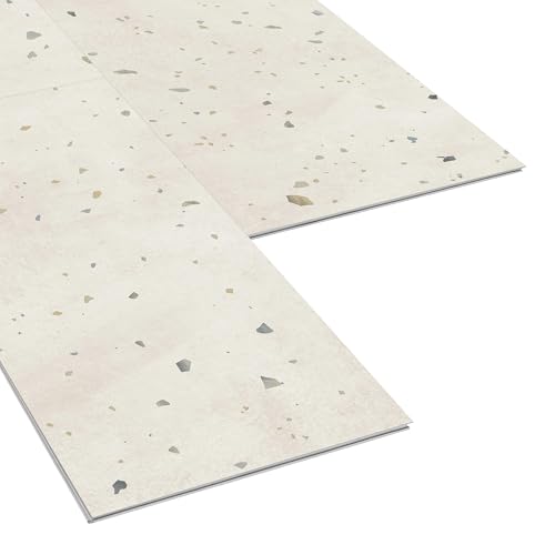 Image of Allure Luxury Vinyl Tile Flooring, 22 Mil Wear Layer, Perfect Parfait Terrazzo 12 inch x 24 inch, 6.5mm Thick Vinyl Tiles with Click and Lock Installation, 24 Boxes 565.44 sq ft.