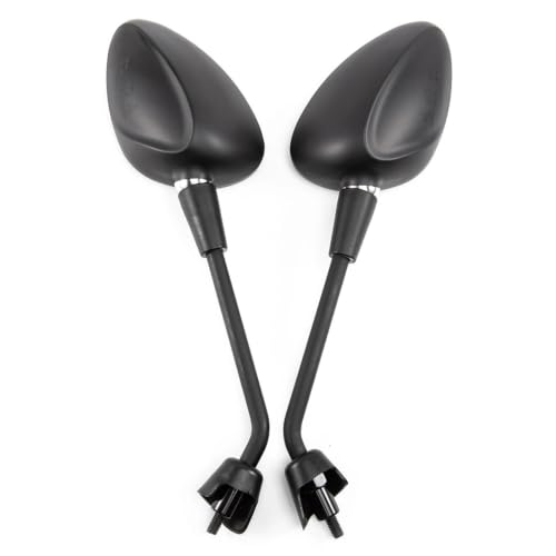 Rétroviseurs moto Primavera 50 noirs réglables pour modèles 2T 4T