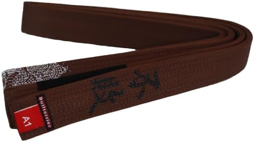 [BULL TERRIER] ブルテリア bjk-908 柔術帯 Fuhai Special Edition 茶帯 ブラジリアン 柔