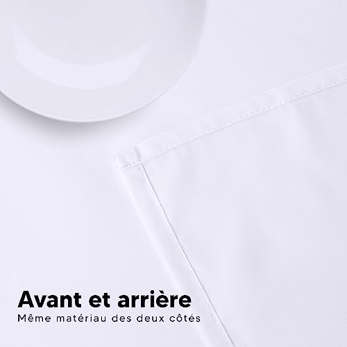 Nappe rectangulaire lavable en machine pour supprimer les taches sur la table - 7