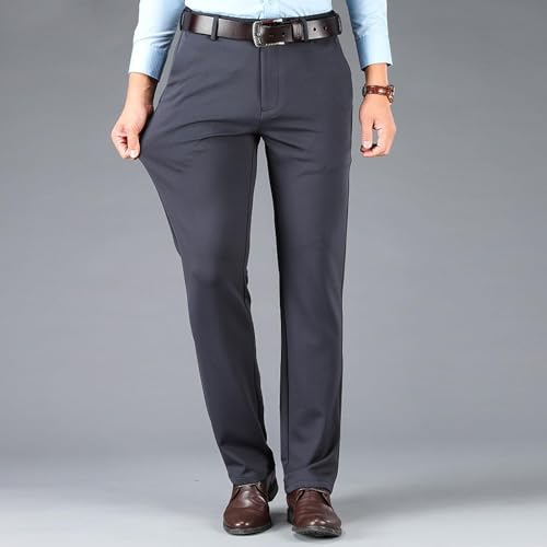 Timeless Flex Stretch Pants - Men's High Stretch Straight Fit Pants, Black, Size 342