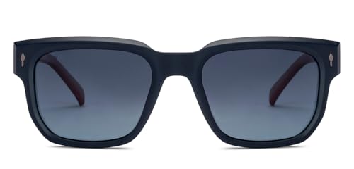 Image of VINCENT CHASE EYEWEAR Polarized and 100% UV Protected | Branded and Stylish Sunglasses | Full Rim Square | Season Essentials | For Men & Women|