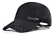 Ellewin Unisex Quick Dry Waterproof Flex Fit Baseball Sun Cap Sports Hat (Black-New)