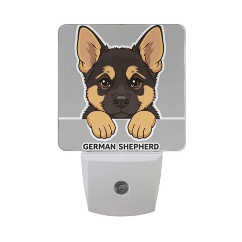 Lámpara de noche LED para niños Aslsiy perro pastor alemán miniatura 7