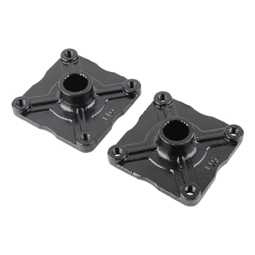 2pcs 23 Tooth Spline 4 Stud Wheel Rear Axle Hub Fit for 110ml 150ml Quad Bike ATV Go Kart, Heavy-Duty Alloy Replacement Hub for Enhanced Performance and Durability
