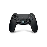 Cette manette sans fil noire PS4 offre une expérience de jeu immersive avec une prise Jack 3.5 mm intégrée pour un son de qualité. Profitez d'une connexion fluide et sans latence avec votre console.