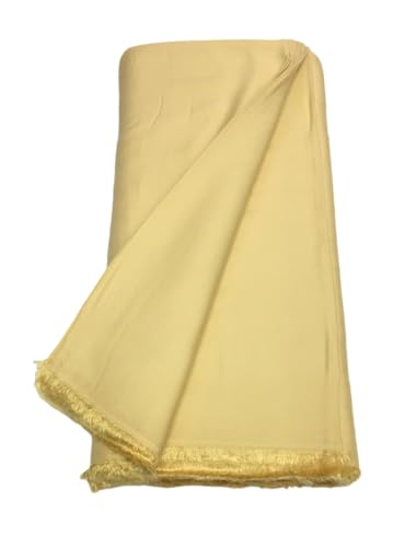 Image of BKRKJ Women's Rayon Cotton Unstitched Fabric by Meter for Sewing Suit Salwar Chudidar Patiyala Kurti Shirt Kameez Blouse Kurta Pyjama (3 Meter, Fawn)