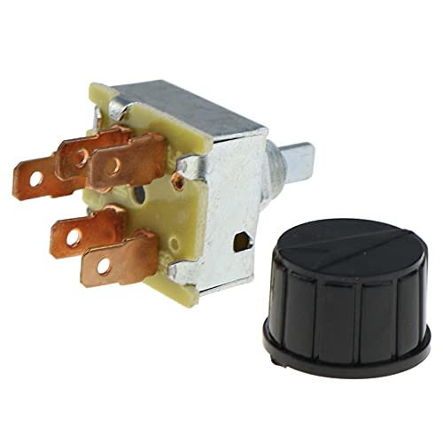 DVPARTS AC Air Conditioning 3 Speed Blower Switch Rotary Selector