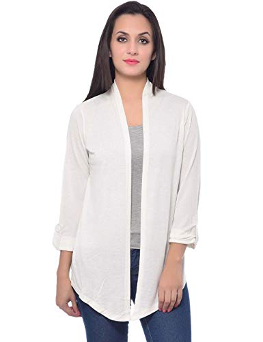 Image of Frenchtrendz Womens's Viscose Crepe Shrug(Size: XS-4XL)