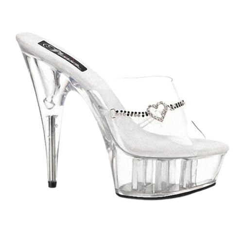 Sandales à talons hauts 15 cm et pantoufles d'été pour femmes