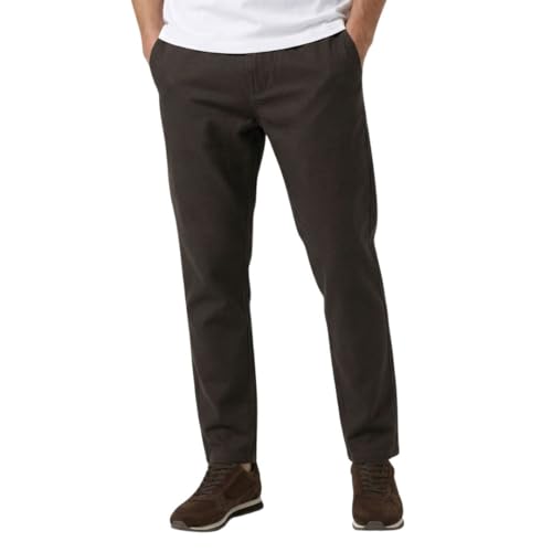 Image of Nobero Chino Pants for Men | Oversized Fit | Multiple Pockets | Elasticated Waist | Casual & Utility Wear