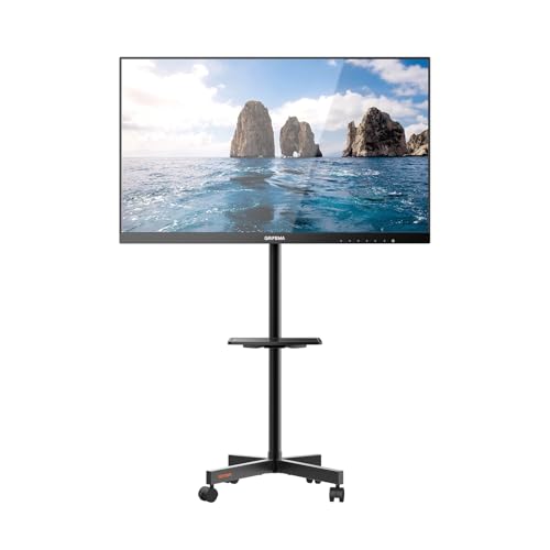 GRIFEMA GB3001 Supporto TV su Ruote per TV al Plasma/LCD/LED fino a 65 pollici, Supporto TV in Piedi...