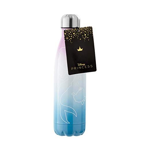 Funko UT-DI06177 Little Mermaid Metal Water Bottle, Stainless Steel, Multicolour, 500 ml Cover