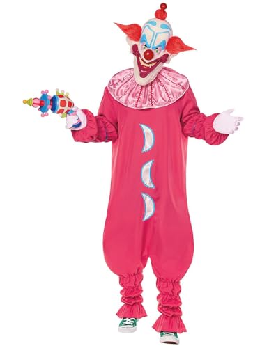 Spirit Halloween Adult Slim Costume - Killer Klowns from Outer Space Men Size SMALL/MEDIUM Standard Multicolor