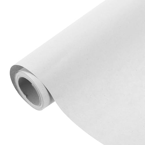 Papier d'emballage kraft blanc 500x45cm pour bouquets et colis