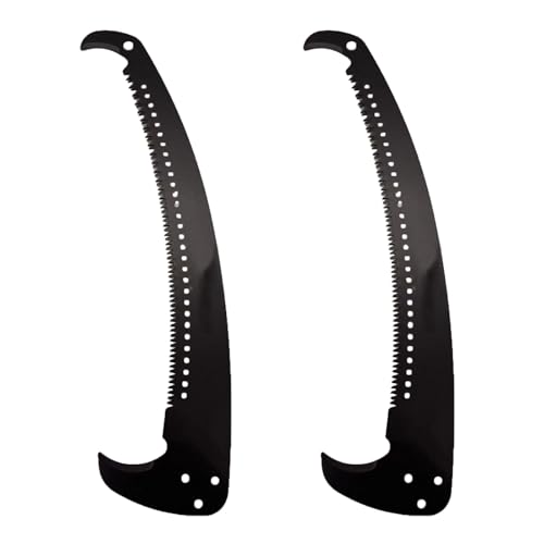 Heytaful Manual Pole Saw Blade for Tree Trimming 17.5 Inch for All Tree Pole Saw Three Face Grinding High Strength Alloy Steel (Without Handle)