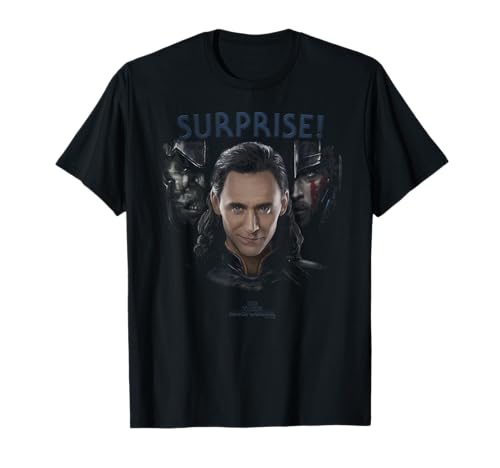 Marvel Thor Ragnarok Loki Surprise Shadows Graphic T-Shirt T-Shirt