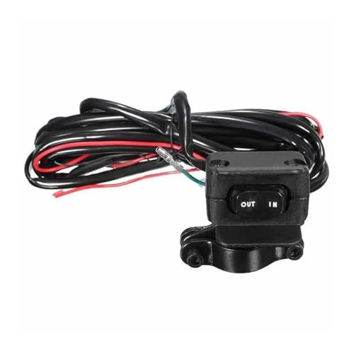 Interrupteur de treuil moto étanche avec câble 3 mètres et commutateur guidon 12V