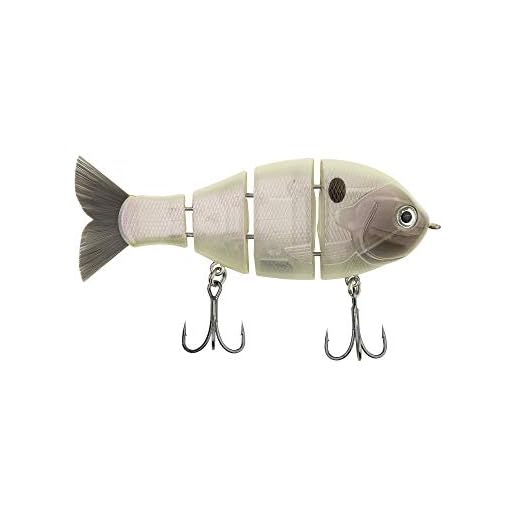 Catch Co Mike Bucca's Baby Bull Gill Swimbait 3.75" 3/4 oz Pearl Bone